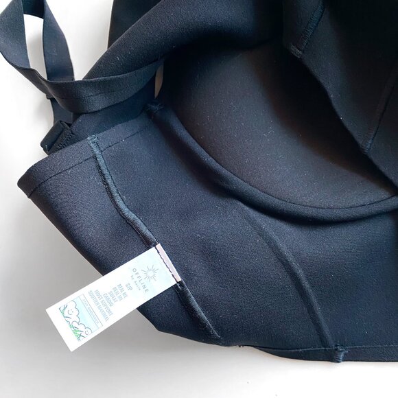 Offline by Aerie Longline Corset Sports Top Size S Black - Picture 3 of 6